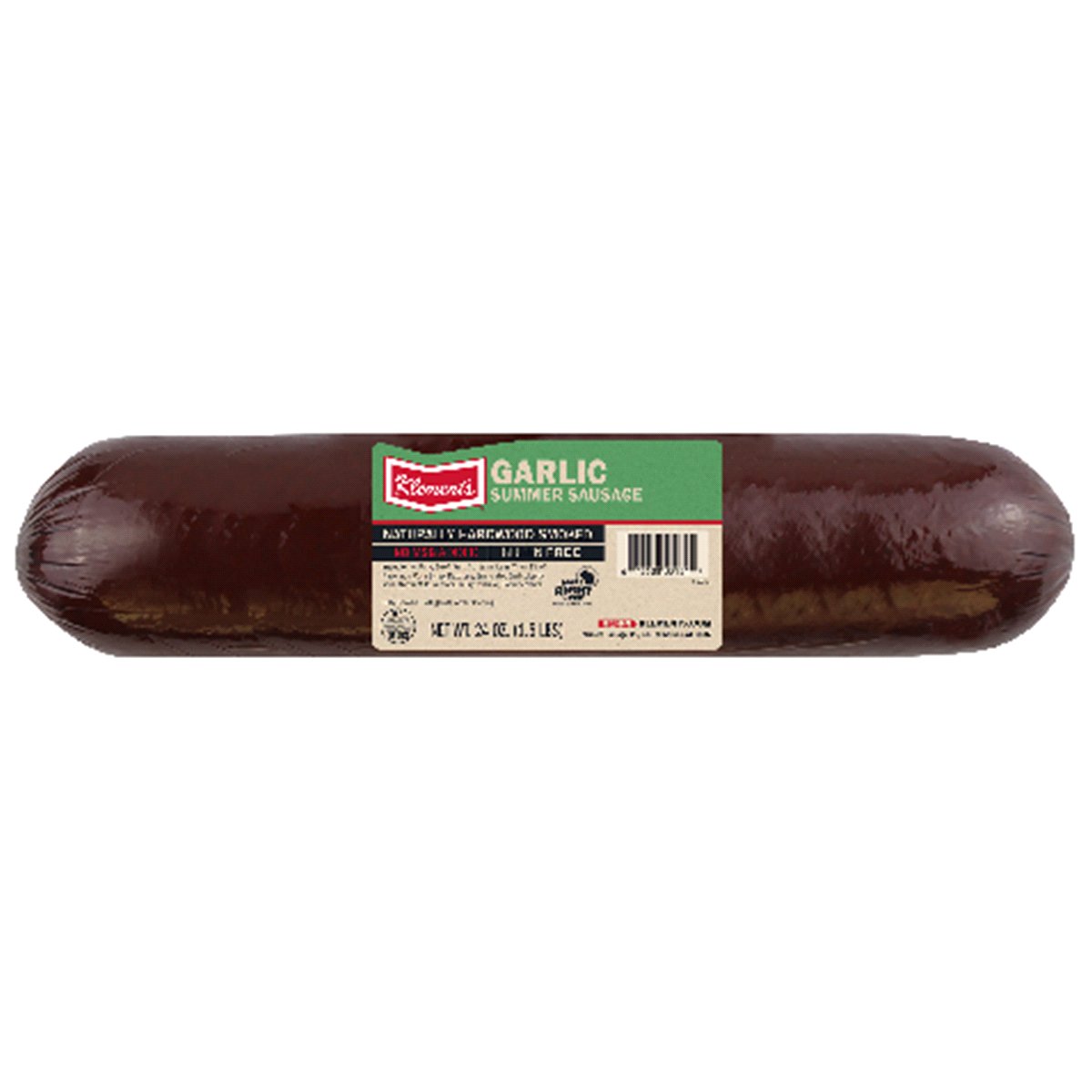 slide 1 of 5, Klements Garlic Summer Sausage, 24 oz