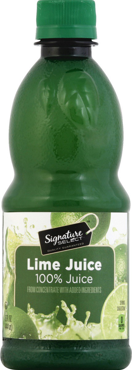 slide 3 of 4, Signature Kitchens Lime Juice - 15 fl oz, 15 fl oz