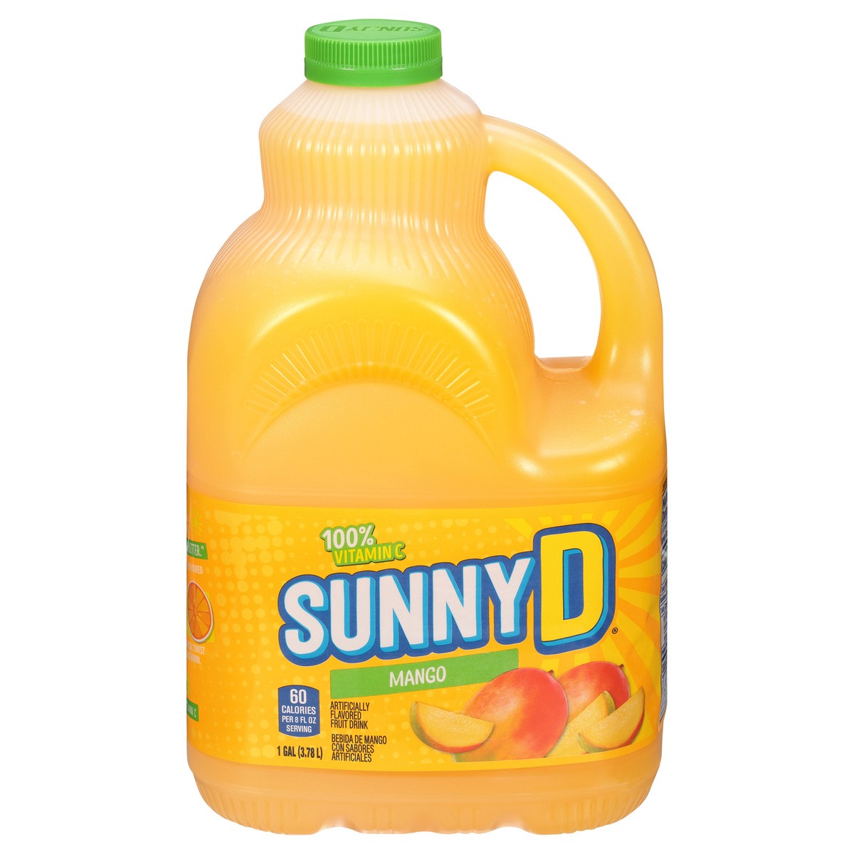 slide 1 of 9, Sunny D Sunnyd Mango Juice Drink, 1 Gallon Bottle, 1 gal