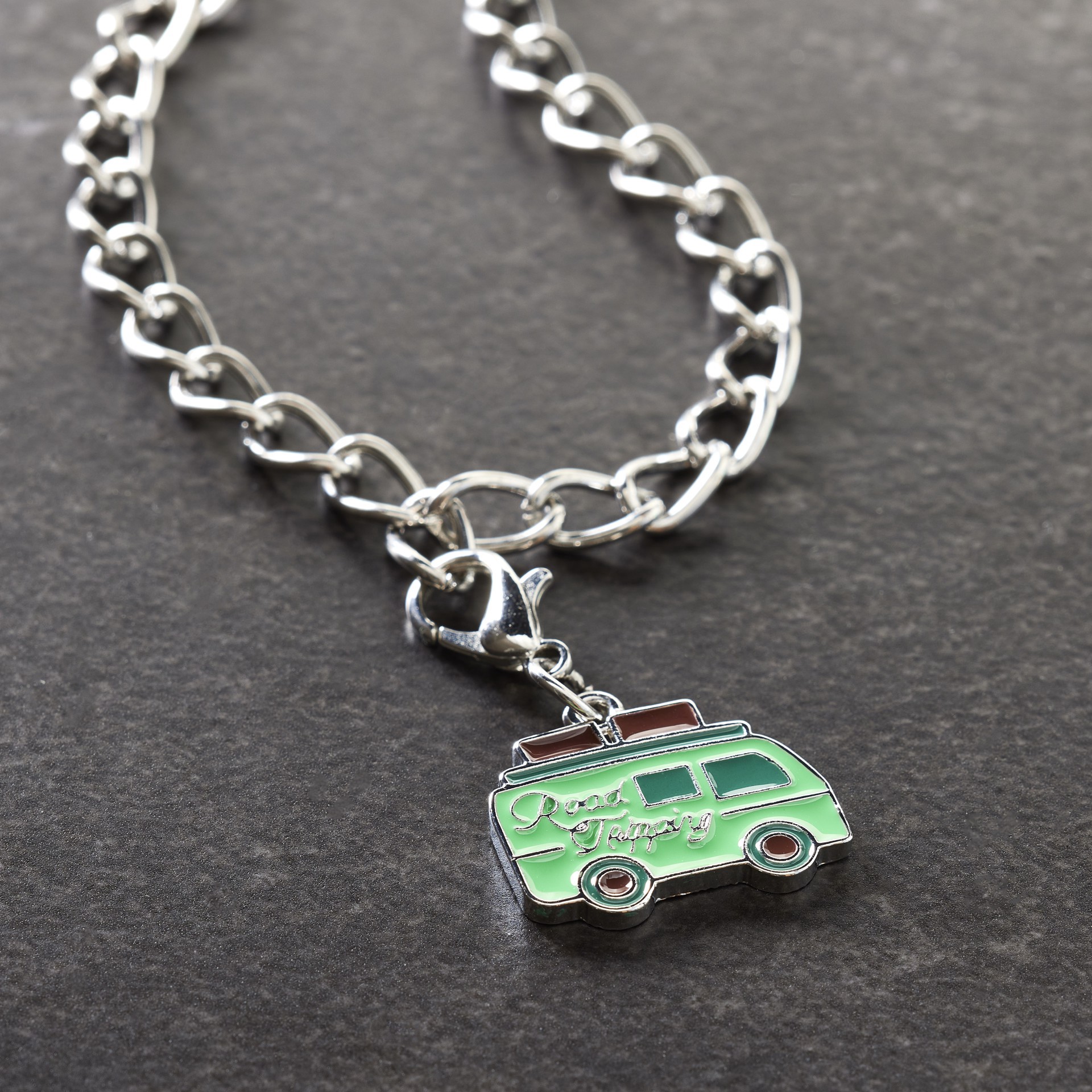 slide 5 of 6, Green Road Trip Van Charm By Bead Landing, 18mm x 17mm