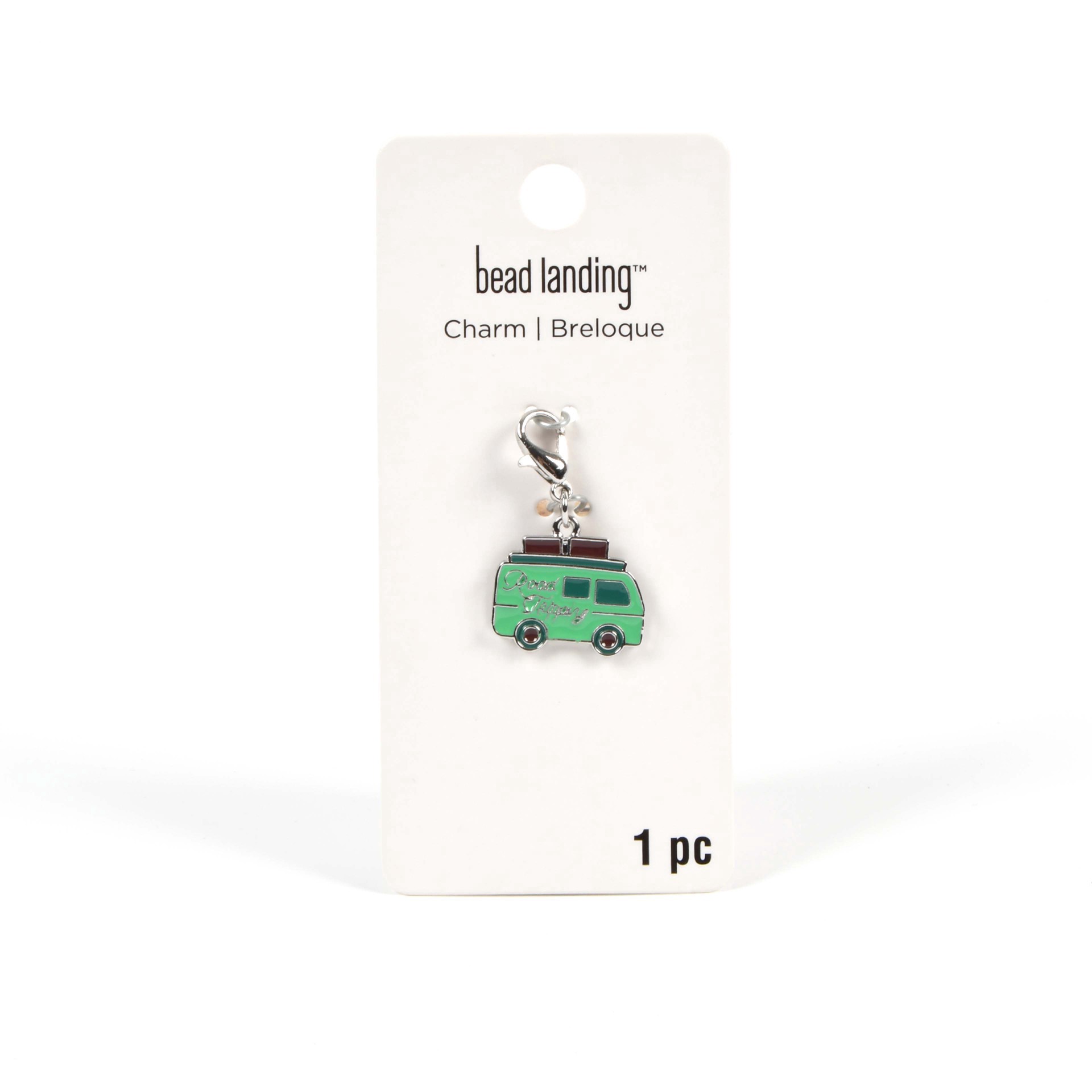 slide 2 of 6, Green Road Trip Van Charm By Bead Landing, 18mm x 17mm