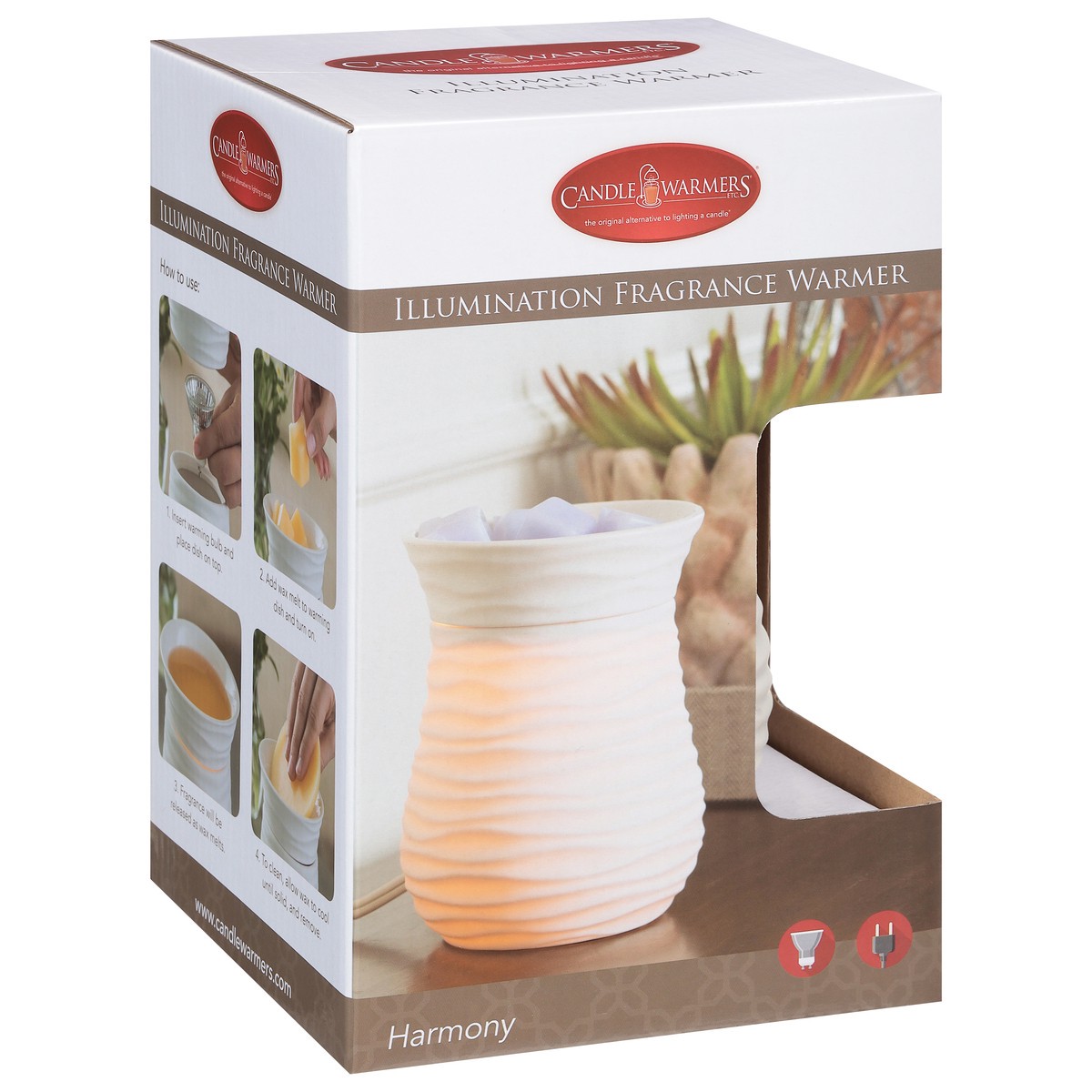 slide 3 of 9, Candle Warmers Harmony Illumination Fragrance Warmer 1 ea, 1 ct