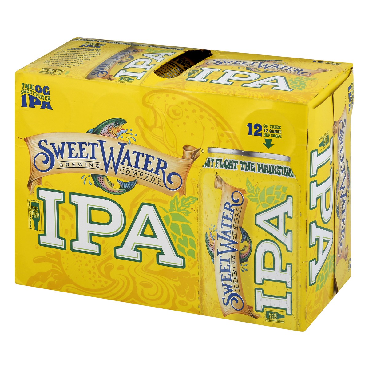 slide 6 of 9, SweetWater Brewing Co IPA Beer 12 ea, 12 ct; 12 fl oz