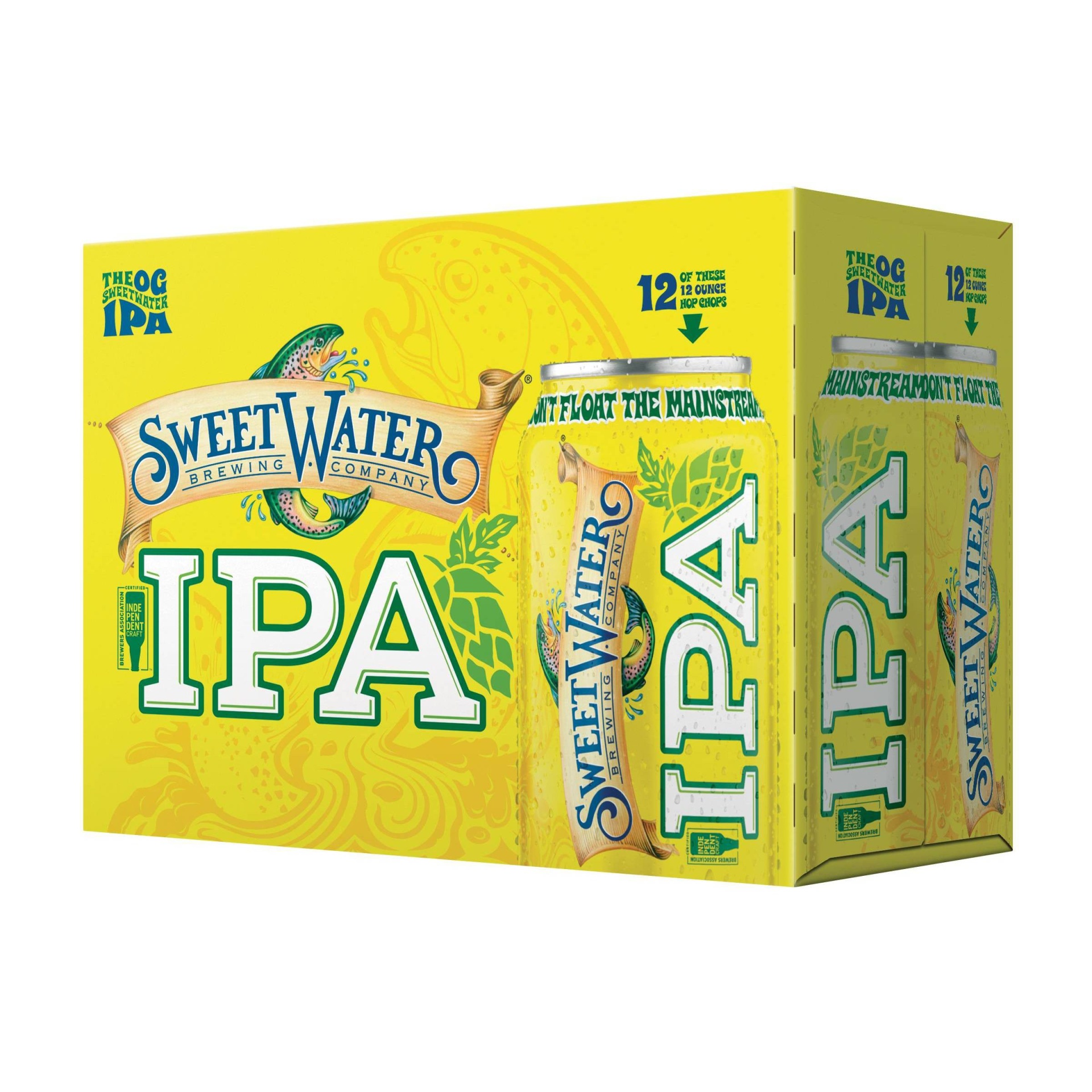 slide 1 of 1, SweetWater Brewing Company SweetWater IPA Beer, 12 oz