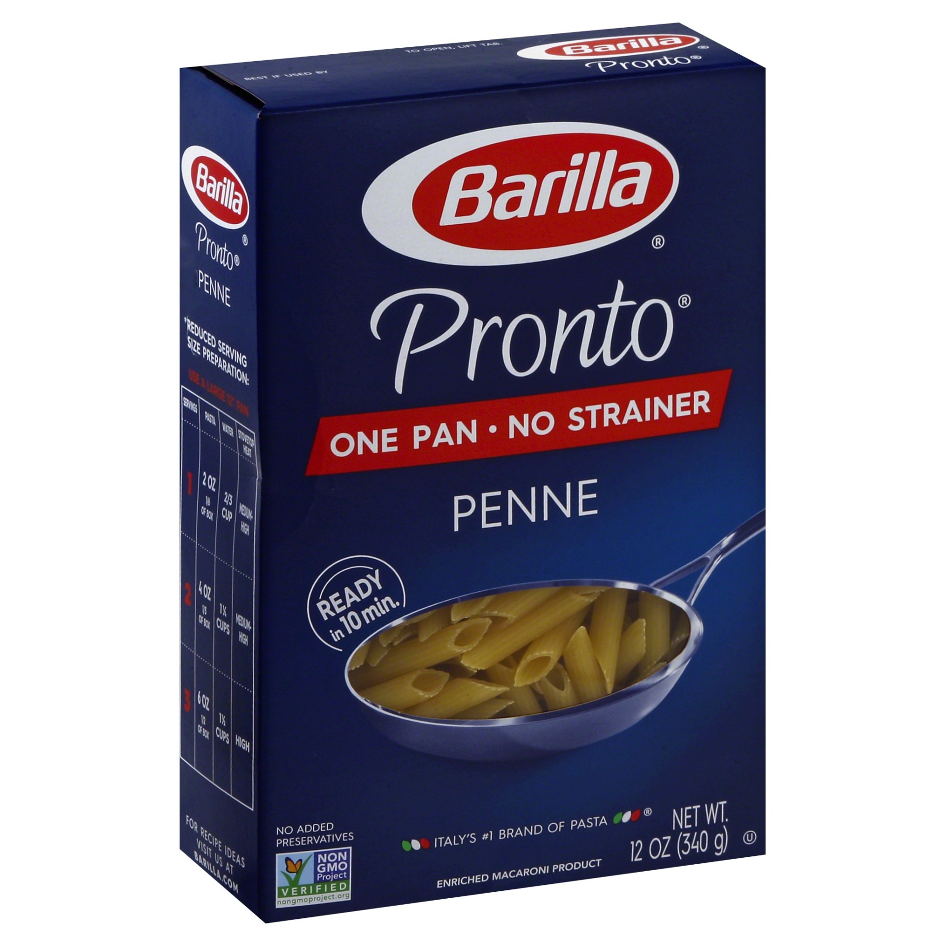 slide 1 of 1, Barilla Penne 12 oz, 12 oz