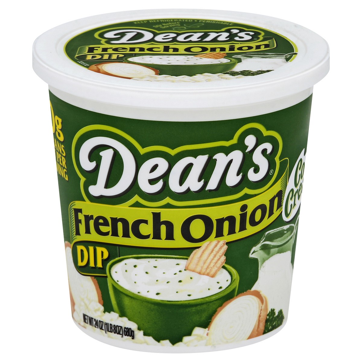 slide 2 of 4, Dean's French Onion Dip 24 oz, 24 oz