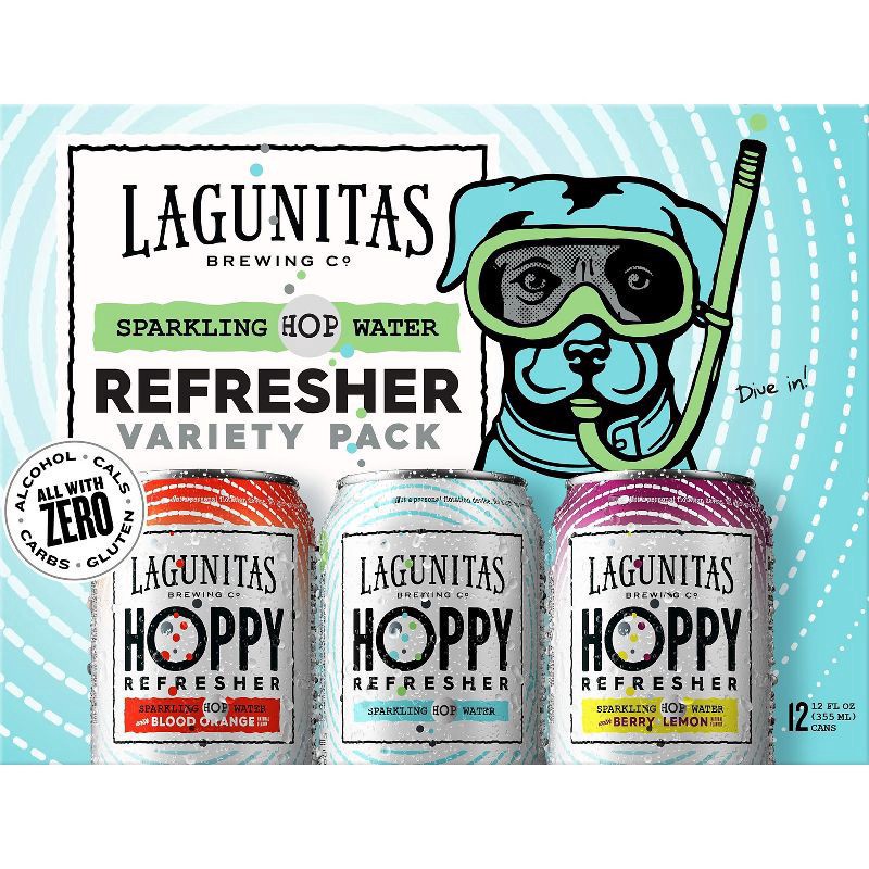 slide 1 of 3, Lagunitas Hoppy Refresher Varity, 12 ct; 12 fl oz