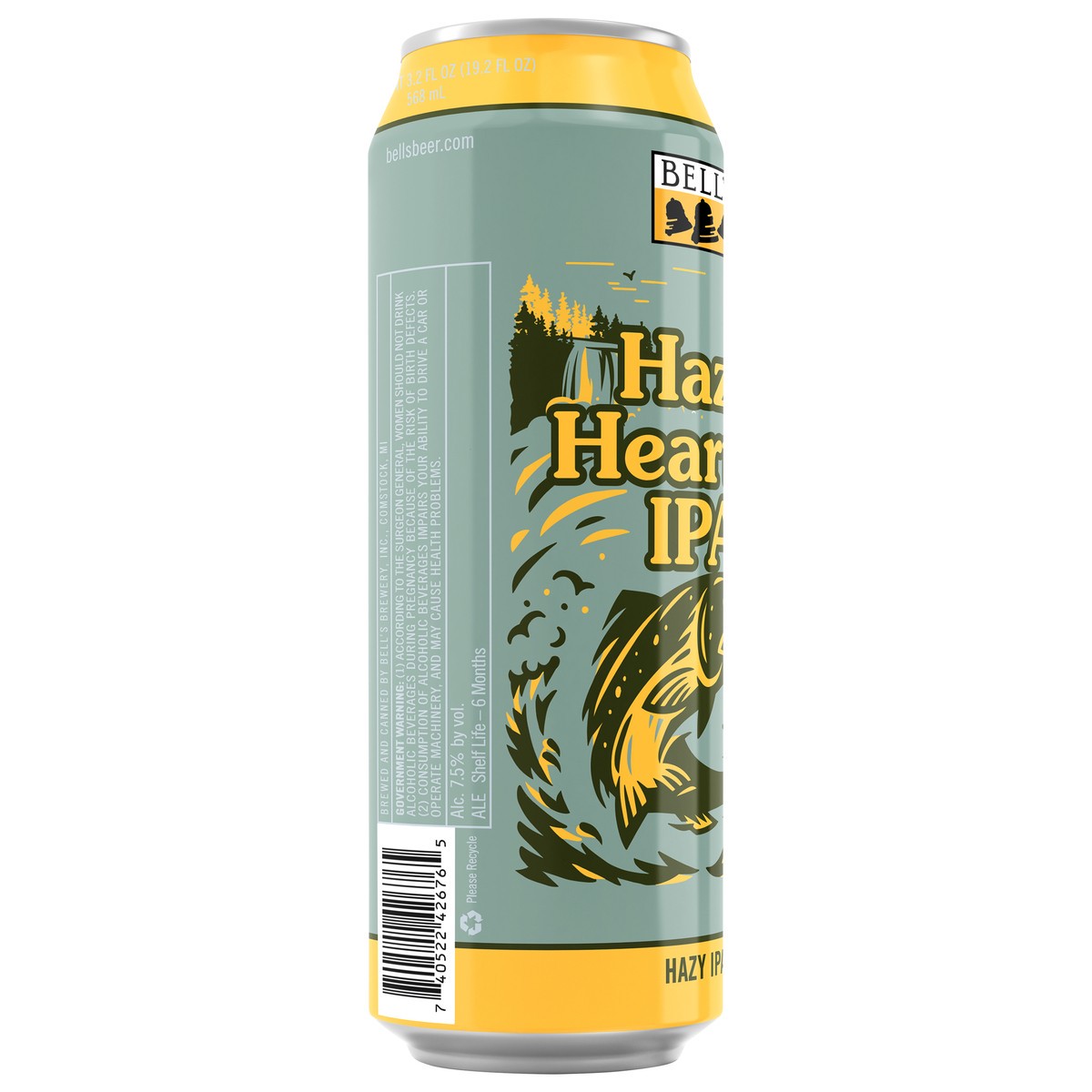 slide 8 of 8, Bell's Hazy Hearted IPA Beer, 19.2 fl oz Can, 19.20 fl oz