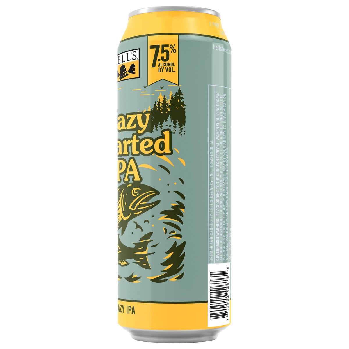 slide 7 of 8, Bell's Hazy Hearted IPA Beer, 19.2 fl oz Can, 19.20 fl oz