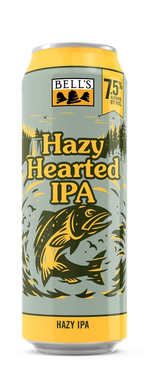 slide 6 of 8, Bell's Hazy Hearted IPA Beer, 19.2 fl oz Can, 19.20 fl oz