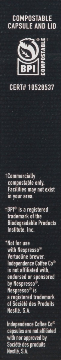 slide 4 of 9, Independence Coffee Co. Jet Fuel Espresso Dark Roast Complex and Creamy Coffee - 10 ct, 10 ct