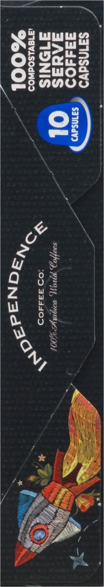 slide 8 of 9, Independence Coffee Co. Jet Fuel Espresso Dark Roast Complex and Creamy Coffee - 10 ct, 10 ct