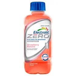 Electrolit Zero Strawberry Ban Drink - 21 oz