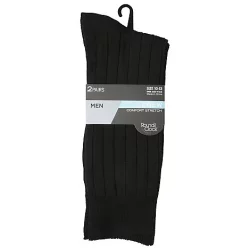 Infini Rtc 2 Pack Men Dres Ribbed Blk - Each