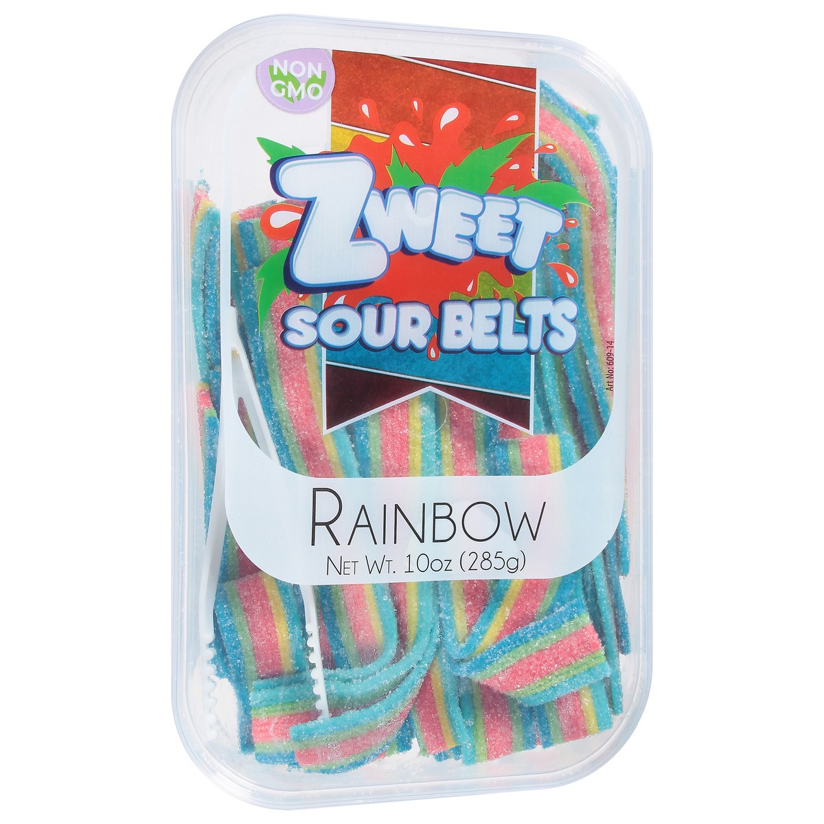 slide 2 of 9, Zweet Belts Sour Rainbow, 10 oz