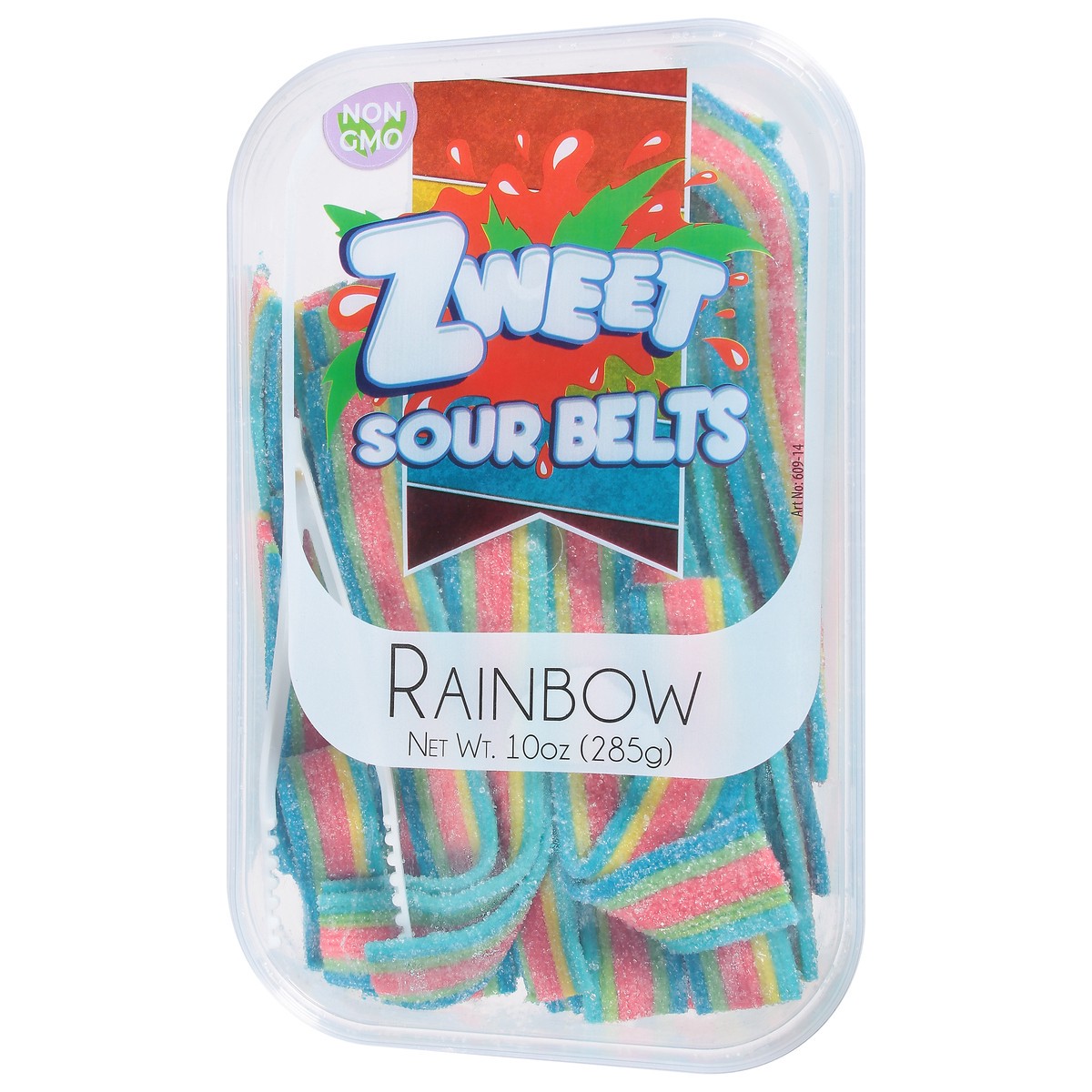 slide 9 of 9, Zweet Belts Sour Rainbow, 10 oz