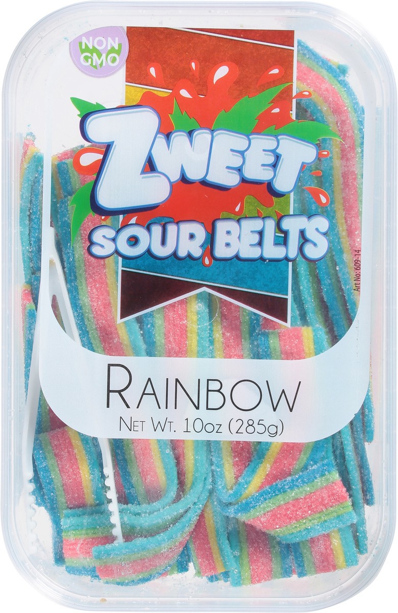 slide 4 of 9, Zweet Belts Sour Rainbow, 10 oz