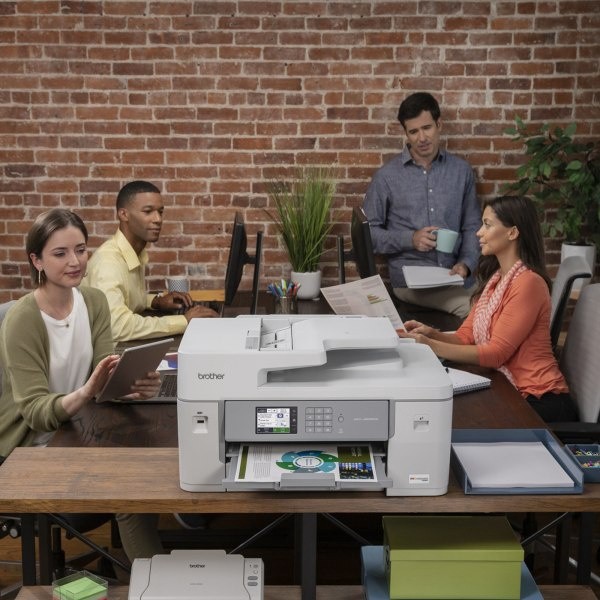 slide 7 of 7, Brother Inkvestment Tank Mfc-J5855Dw Color Inkjet All-In-One Printer With Ink, 1 ct