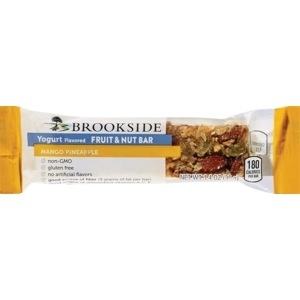 slide 1 of 1, Brookside Yogurt Fruit And Nut Bars Mango Pineapple, 1.4 oz