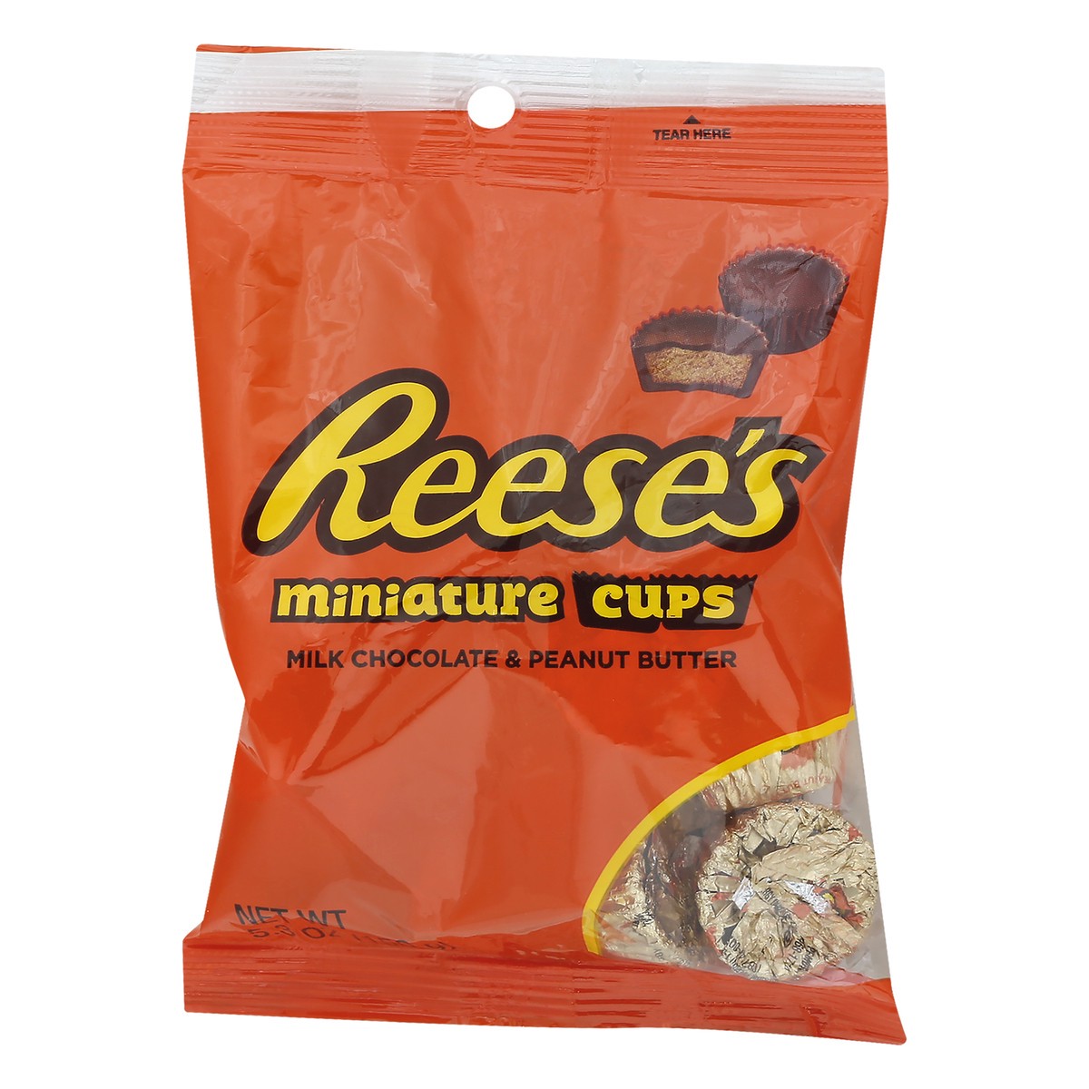 slide 8 of 10, Reese's Miniature Milk Chocolate & Peanut Butter Cups 5.3 oz, 5.3 oz