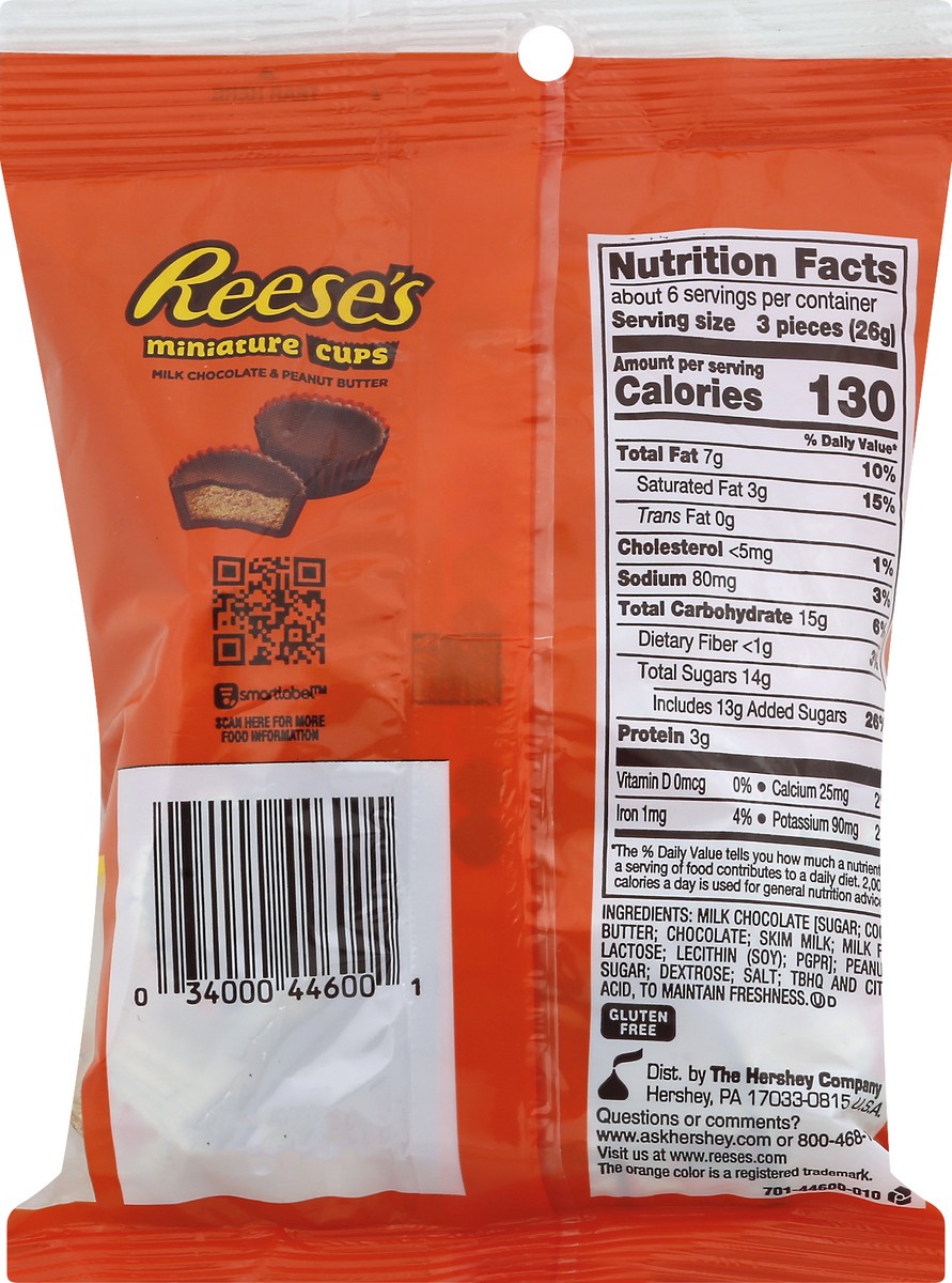 slide 3 of 10, Reese's Miniature Milk Chocolate & Peanut Butter Cups 5.3 oz, 5.3 oz