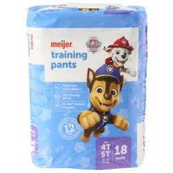 Meijer Training Pants Jumbo, Boy 4t/5t, 18 Ct