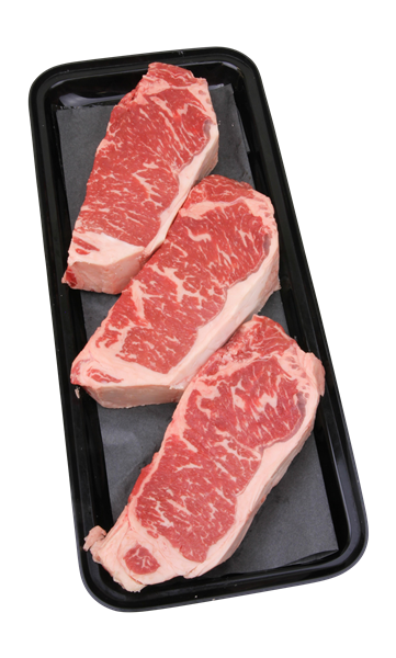 slide 1 of 1, Hy-Vee Prime Reserve Beef New York Strip Steak, 8 oz