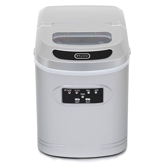 slide 1 of 4, Whynter IMC-270MS Compact Portable Ice Maker with Capacity - Silver, 27 lb