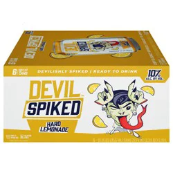 Devil Spiked Hard Lemonade, 6 Pack, 12 fl oz Can, 10% ABV