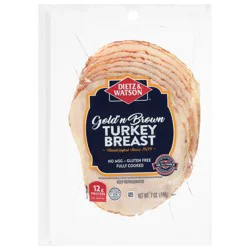 Dietz & Watson Gold'n Brown Turkey Breast 7 oz