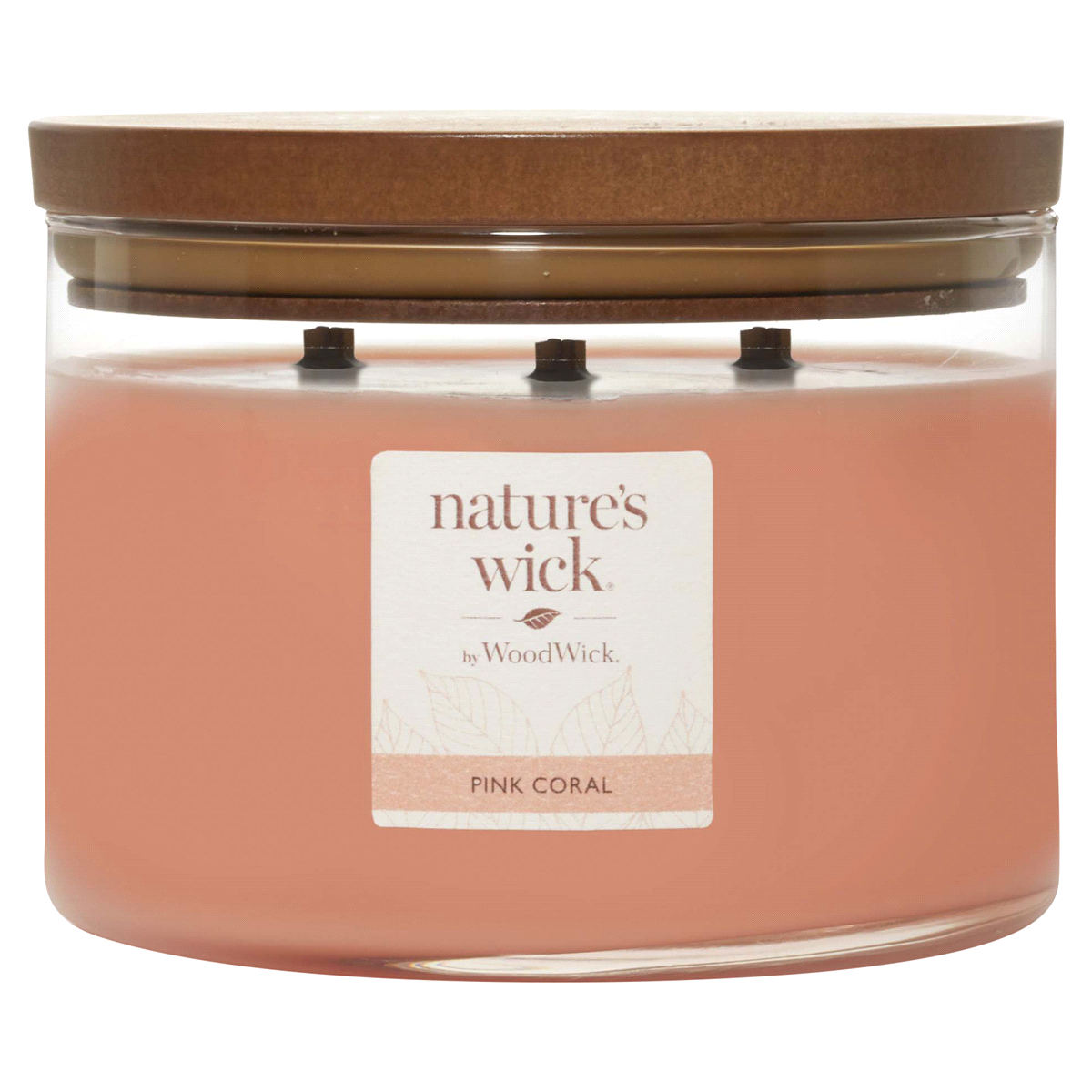 slide 1 of 1, Woodwick 3 Wick Scented Candle - Pink Coral, 18 oz