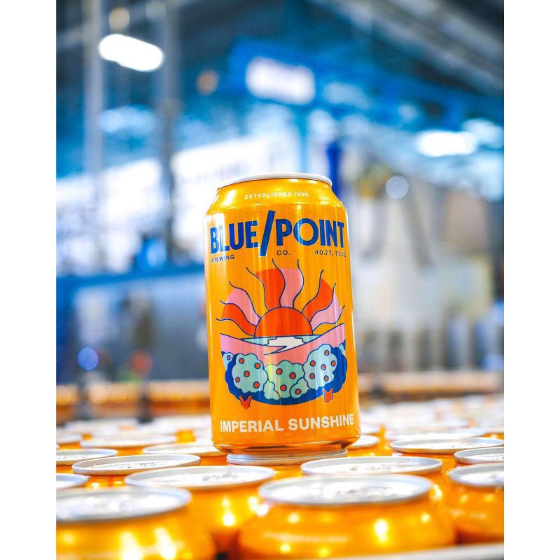 slide 2 of 3, Blue Point Brewing Company Imperial Sunshine 9.6% ABV, 12 oz