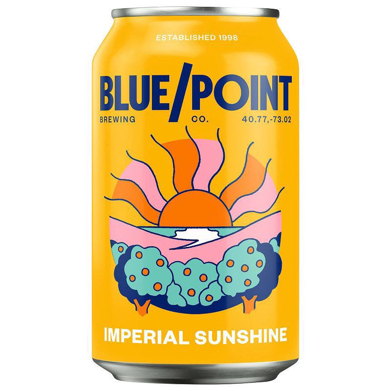 slide 3 of 3, Blue Point Brewing Company Imperial Sunshine 9.6% ABV, 12 oz