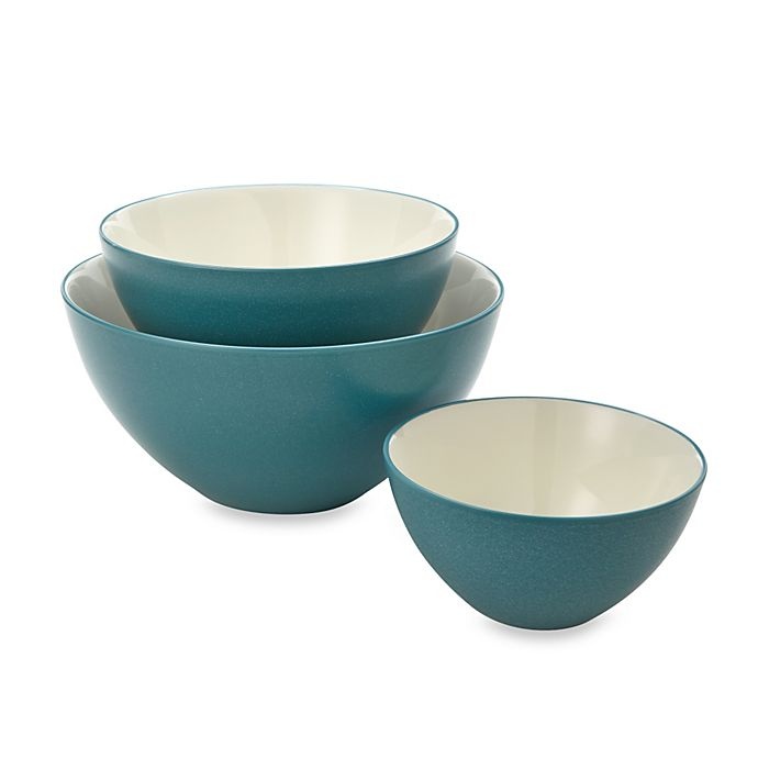 slide 1 of 1, Noritake Colorwave Bowl Set - Turquoise, 3 ct