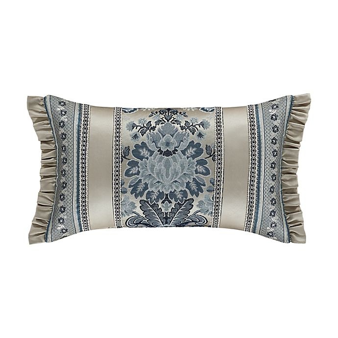 slide 1 of 1, J. Queen New York Glendale Boudoir Throw Pillow - Indigo, 1 ct