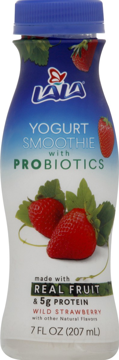 slide 10 of 11, LALA Strawberry Yogurt Smoothie 7 oz , 7 fl oz