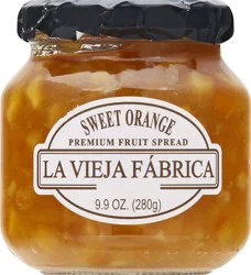 La Vieja Fabrica Premium Sweet Orange Fruit Spread 9.9 oz