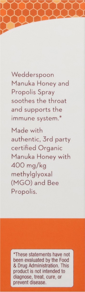 slide 12 of 14, Wedderspoon Propolis Throat Spray, 1 fl oz