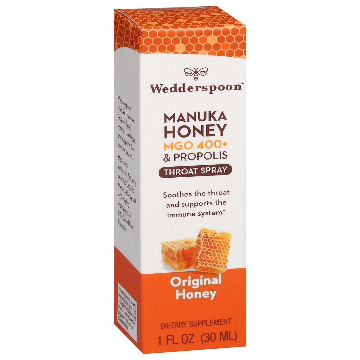 slide 9 of 14, Wedderspoon Propolis Throat Spray, 1 fl oz