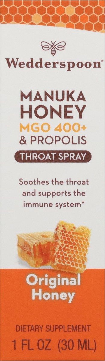 slide 11 of 14, Wedderspoon Propolis Throat Spray, 1 fl oz