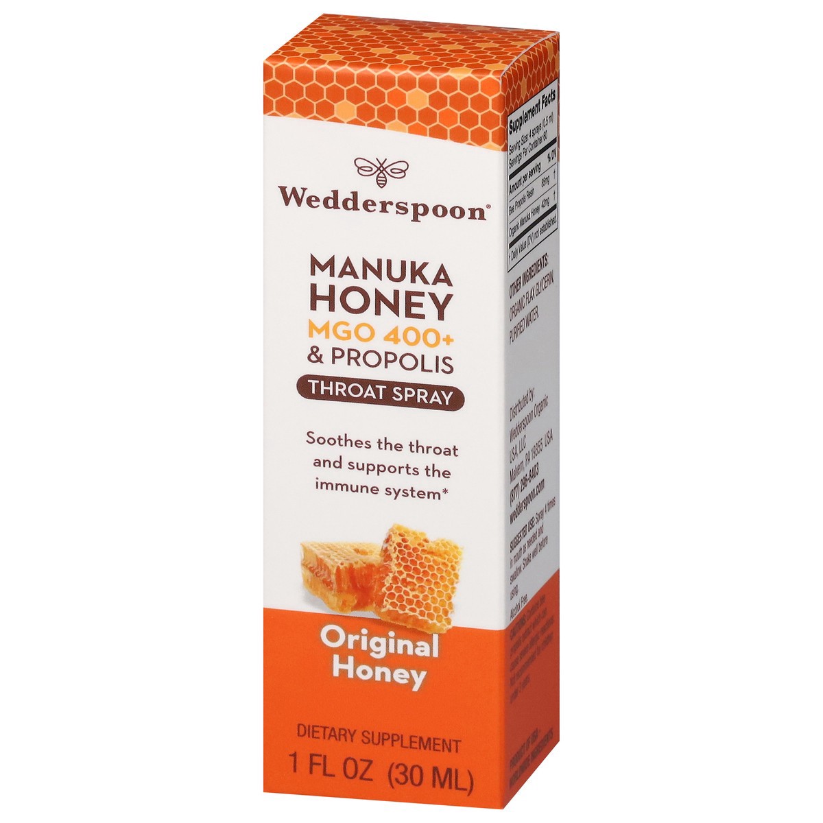 slide 10 of 14, Wedderspoon Propolis Throat Spray, 1 fl oz