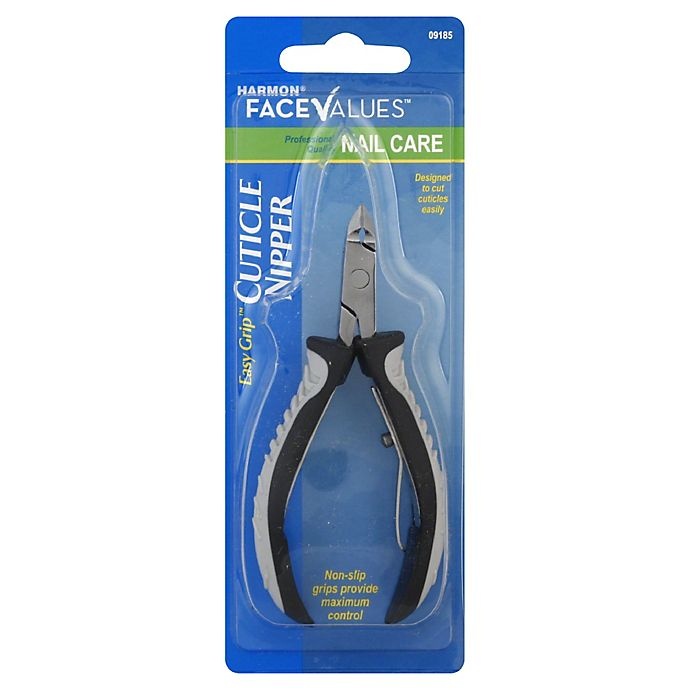 slide 1 of 1, Harmon Face Values Easy Grip Cuticle Nipper, 1 ct