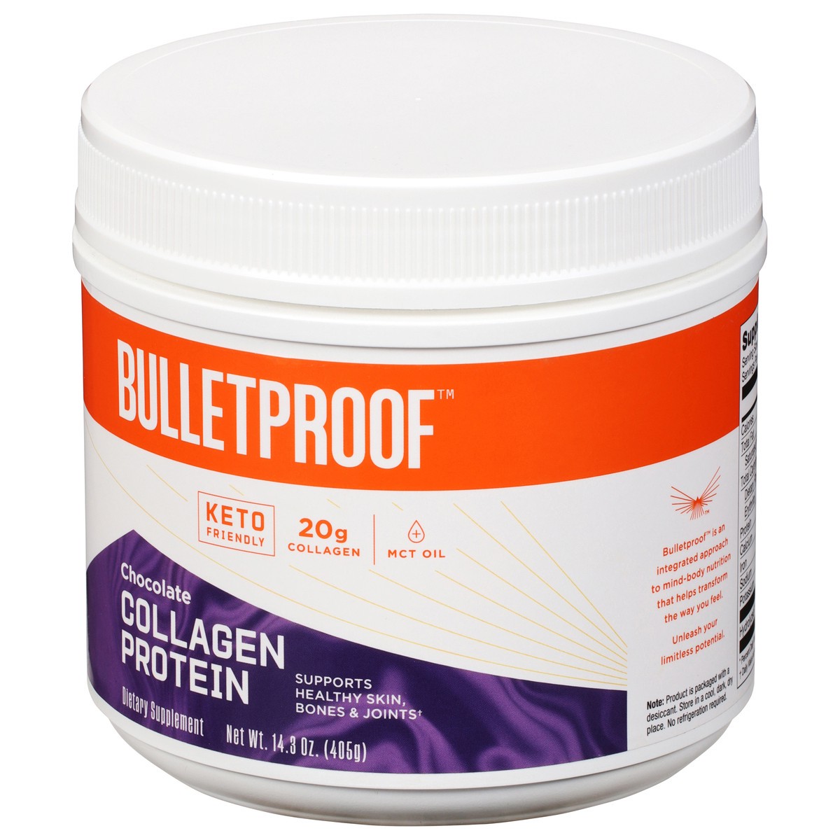 slide 5 of 9, Bulletproof Collagen Chocolate, 14.3 oz