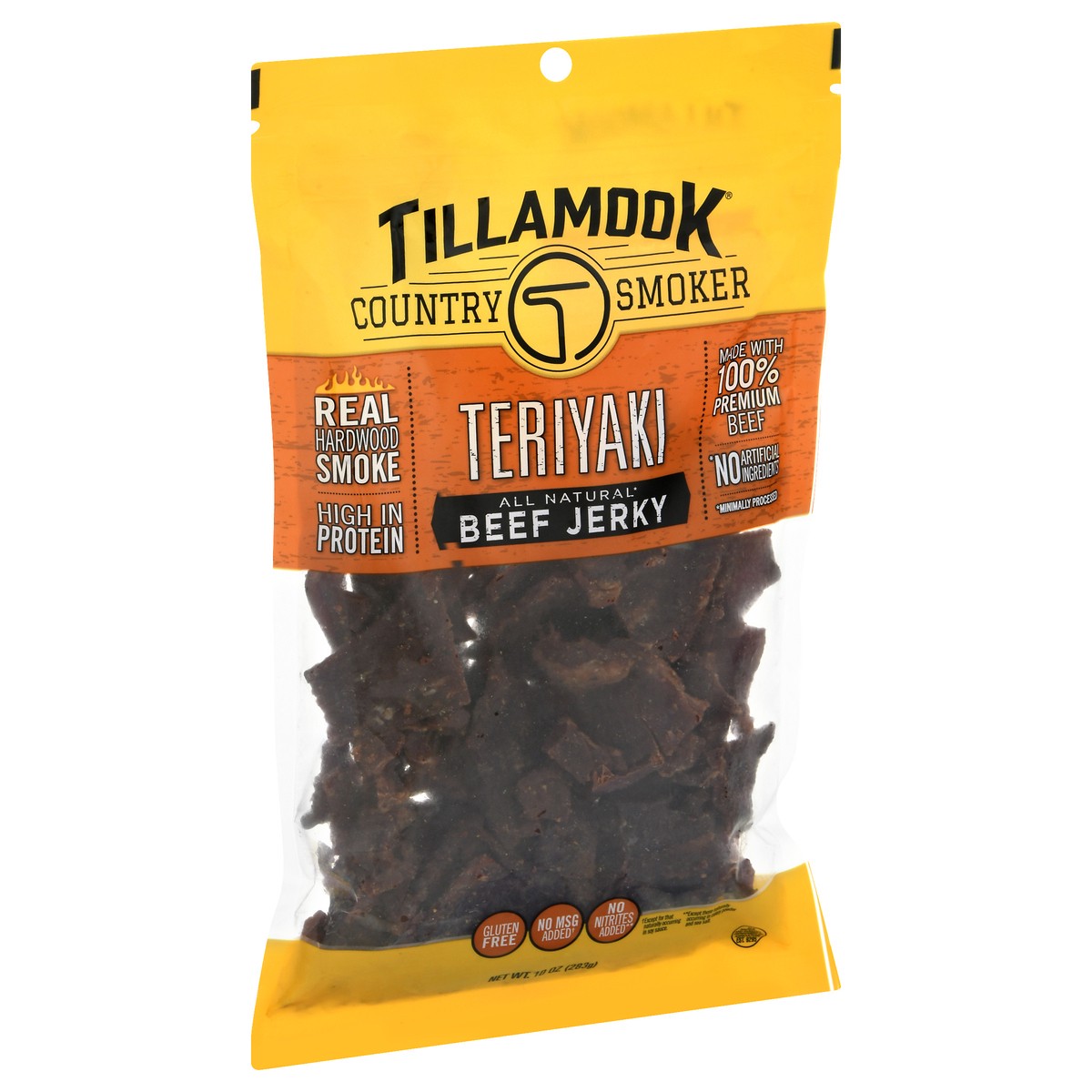 slide 9 of 9, Tillamook Country Smoker Teriyaki Beef Jerky 10 oz, 10 oz