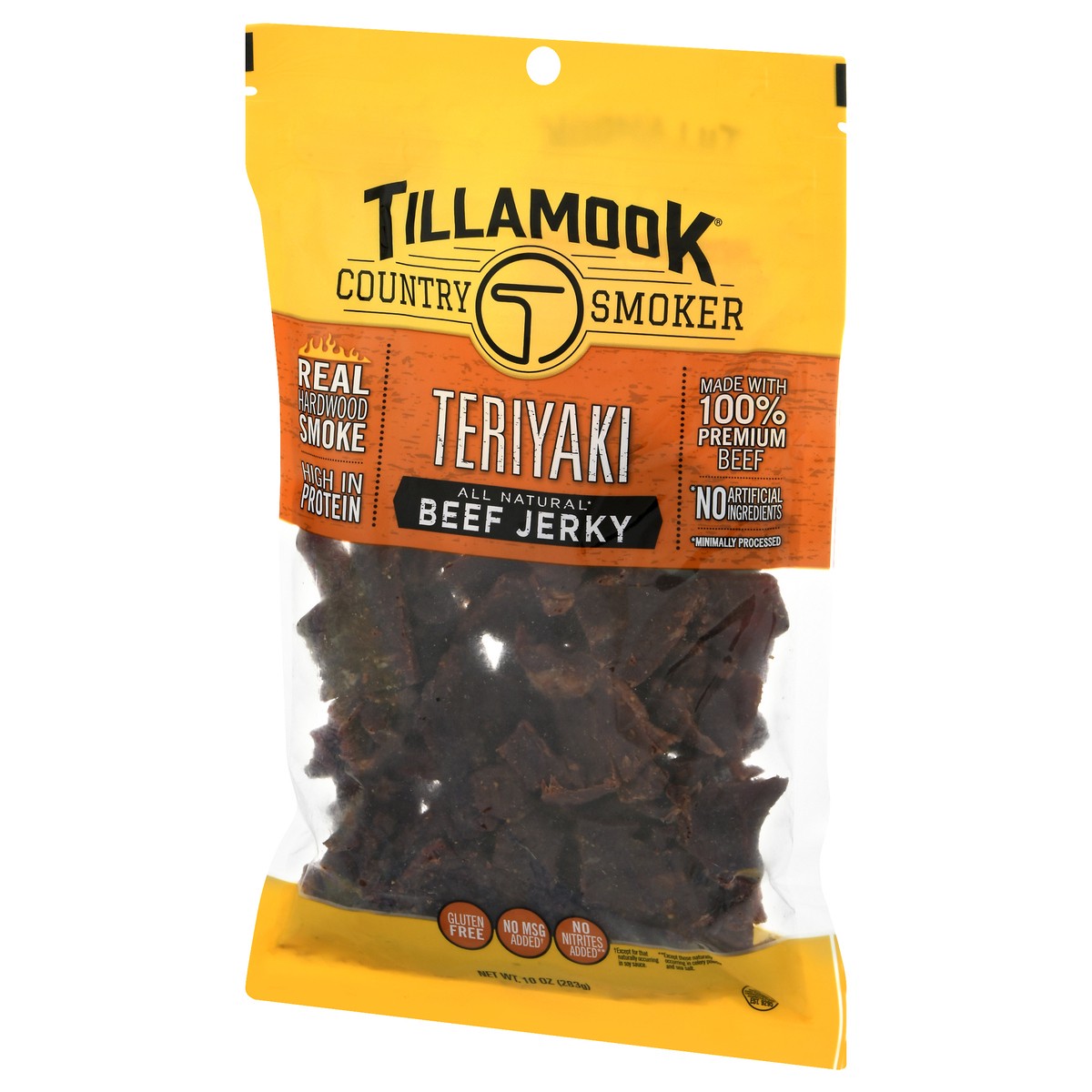 slide 3 of 9, Tillamook Country Smoker Teriyaki Beef Jerky 10 oz, 10 oz