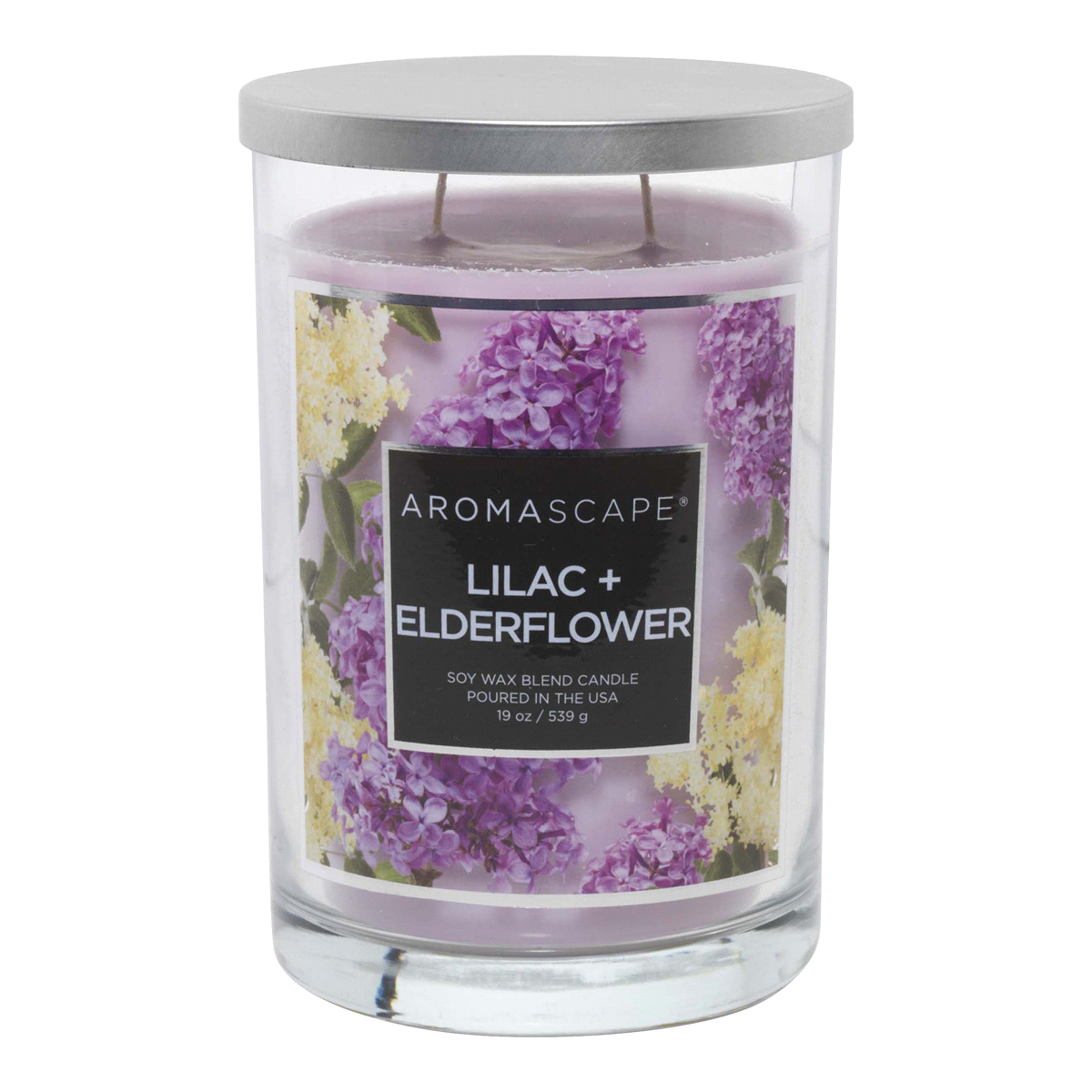 slide 1 of 1, Chesapeake Bay Candle Aromascape Lilac + Elder Flower Candle - Light Purple, 19 oz