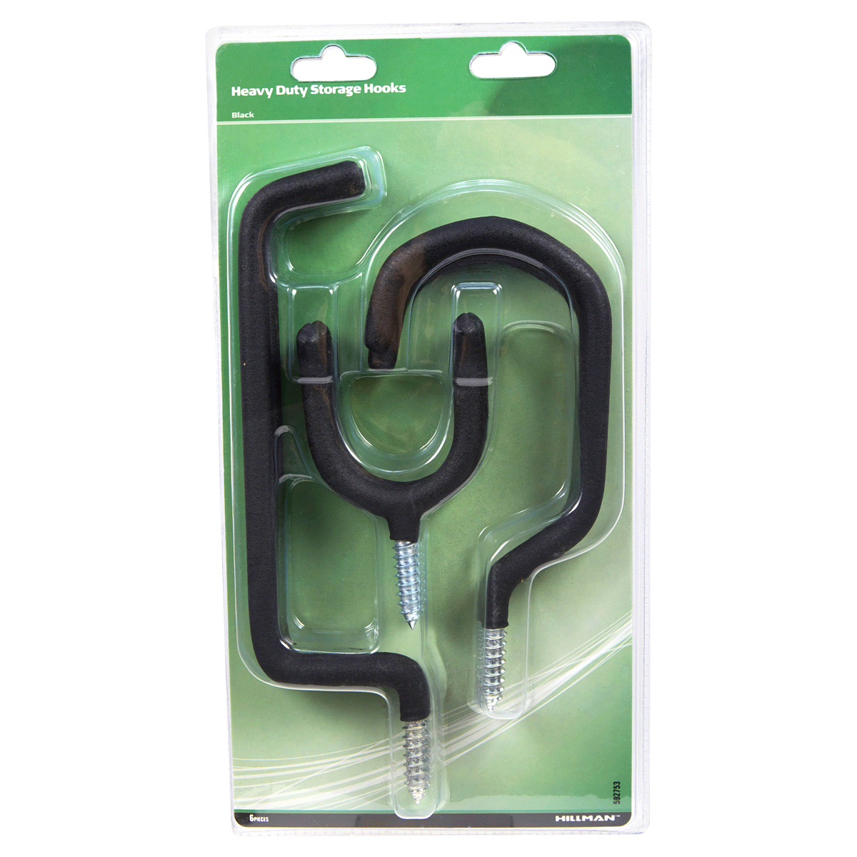 slide 1 of 5, Hillman Heavy Duty Storage Hooks, 6 ct