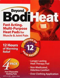 Beyond BodiHeat Heat Pads 4 ea