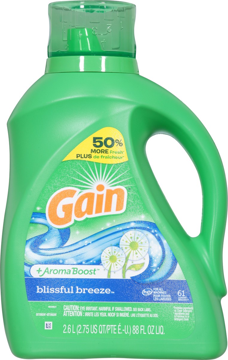 slide 3 of 14, Gain Blissful Breeze Detergent 88 fl oz, 88 fl oz