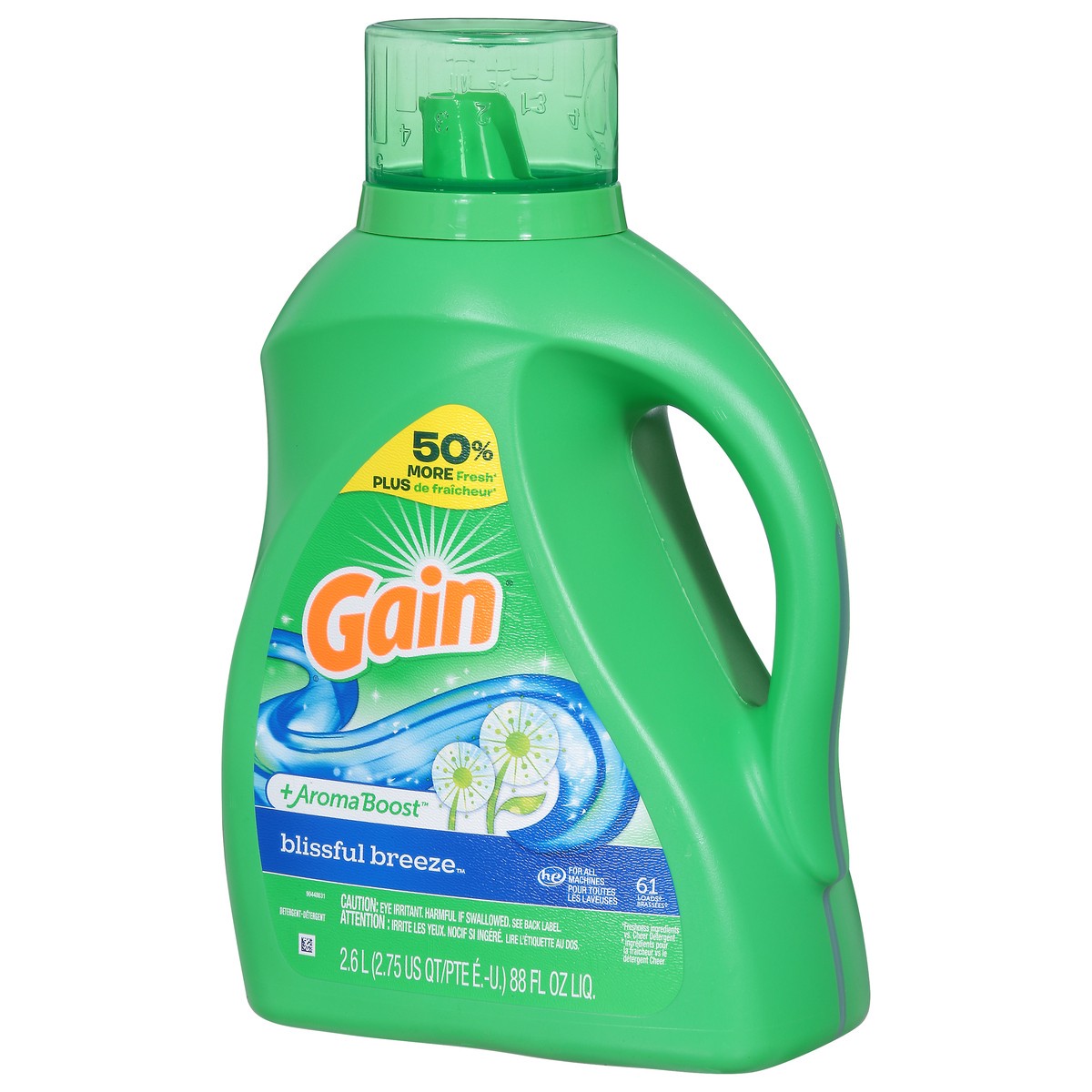 slide 12 of 14, Gain Blissful Breeze Detergent 88 fl oz, 88 fl oz